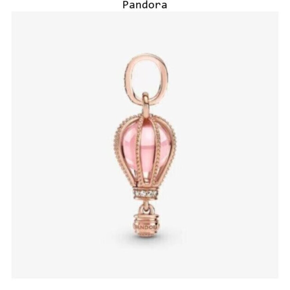 Pandora Sparkling Pink Hot Air Balloon Dangle Charm